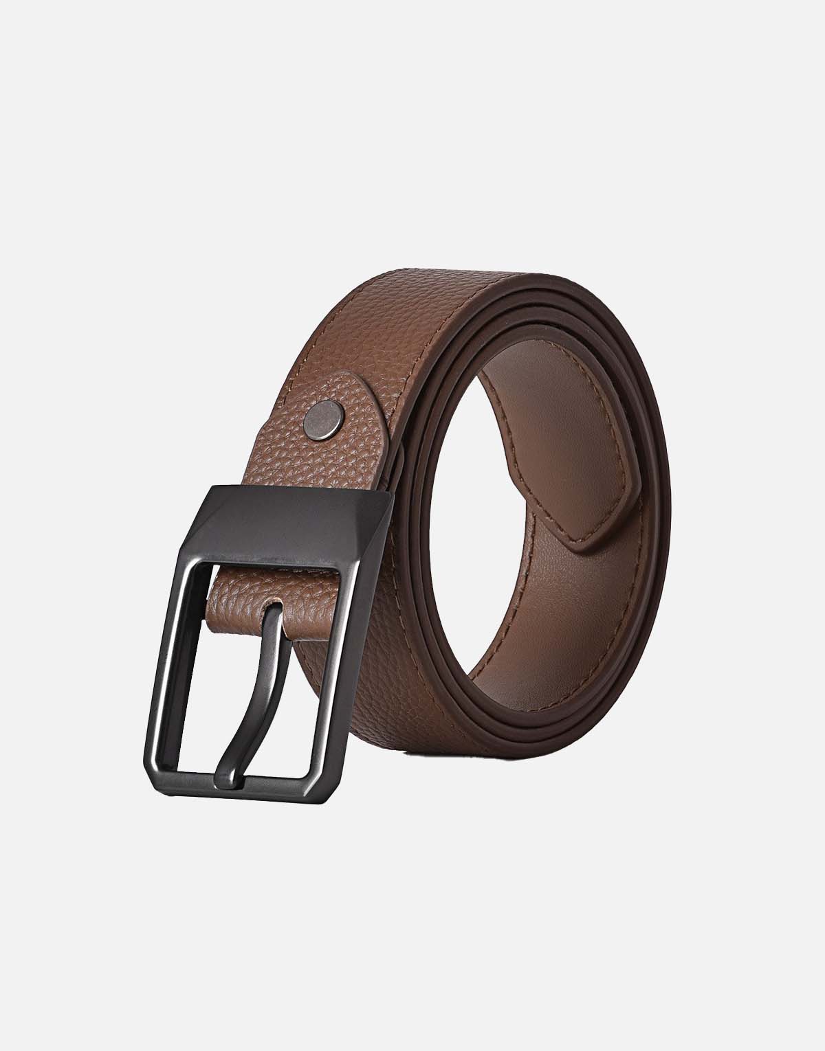 Men's Vintage First-Layer Cowhide Leather Belt-b500